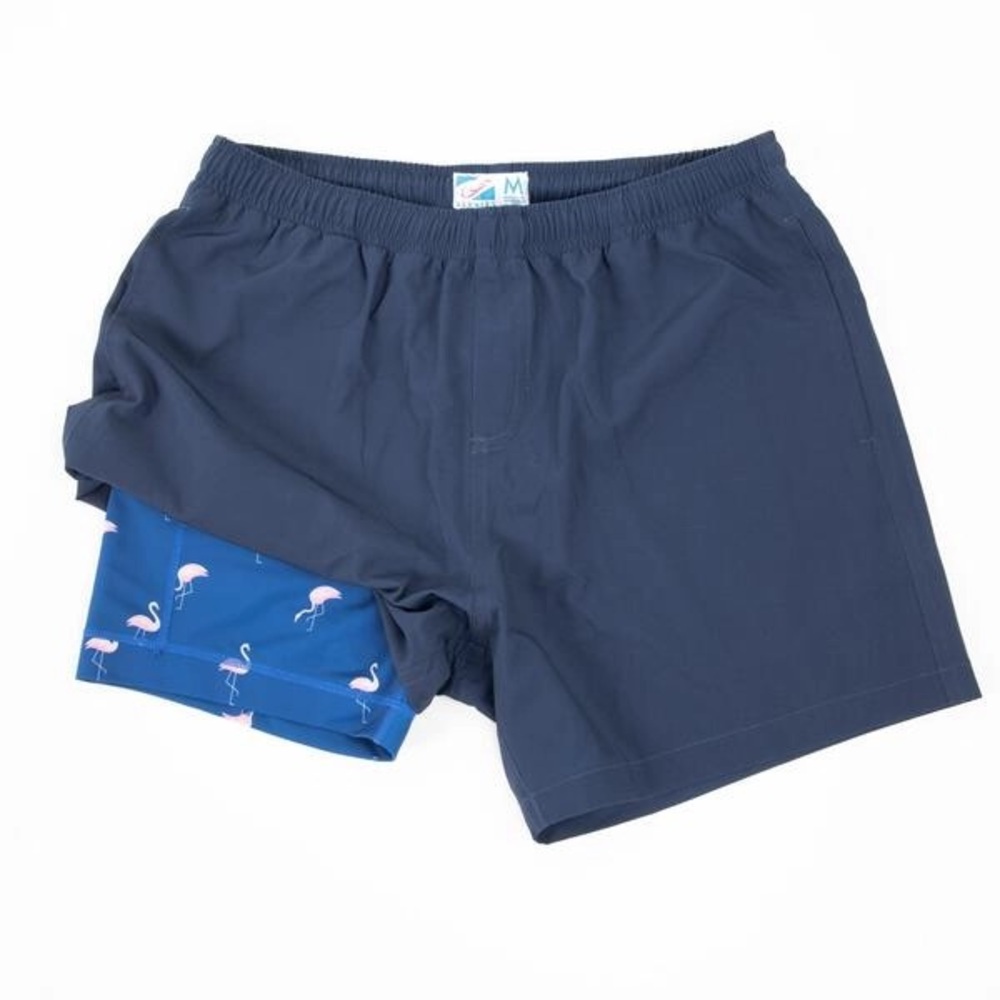 Bermies Sport Shorts in Navy (Miami Liner)